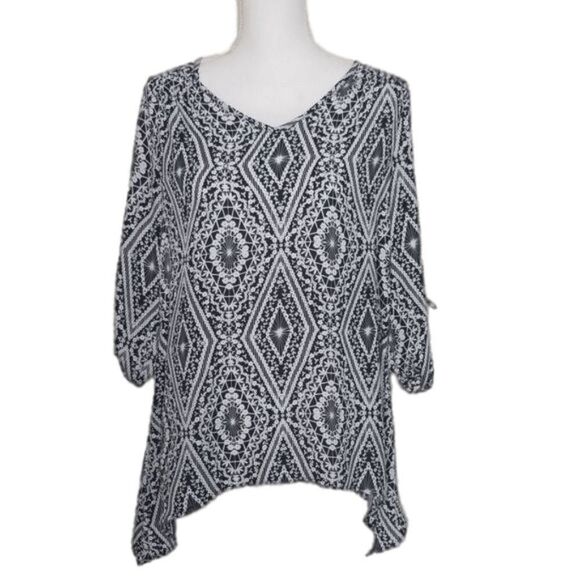 Zac & Rachel, Loose Fit, Patterned Top/Tunic, M - Picture 1 of 6